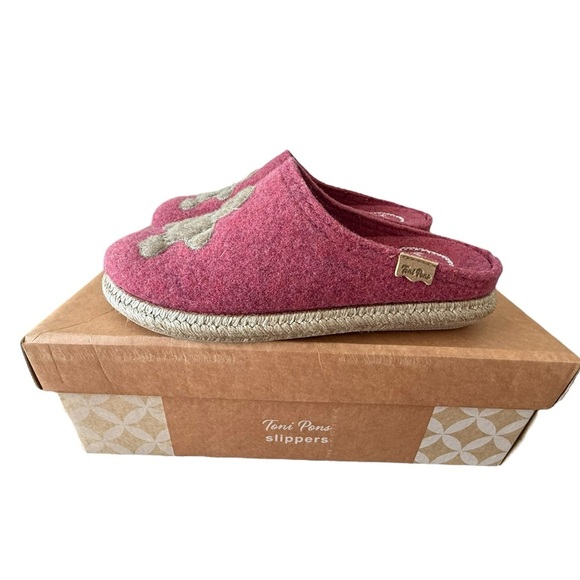 NIB Toni Pons Women’s Miri Slippers in Cookie in Red in size 36 or US 5.5-6 - Picture 3 of 7